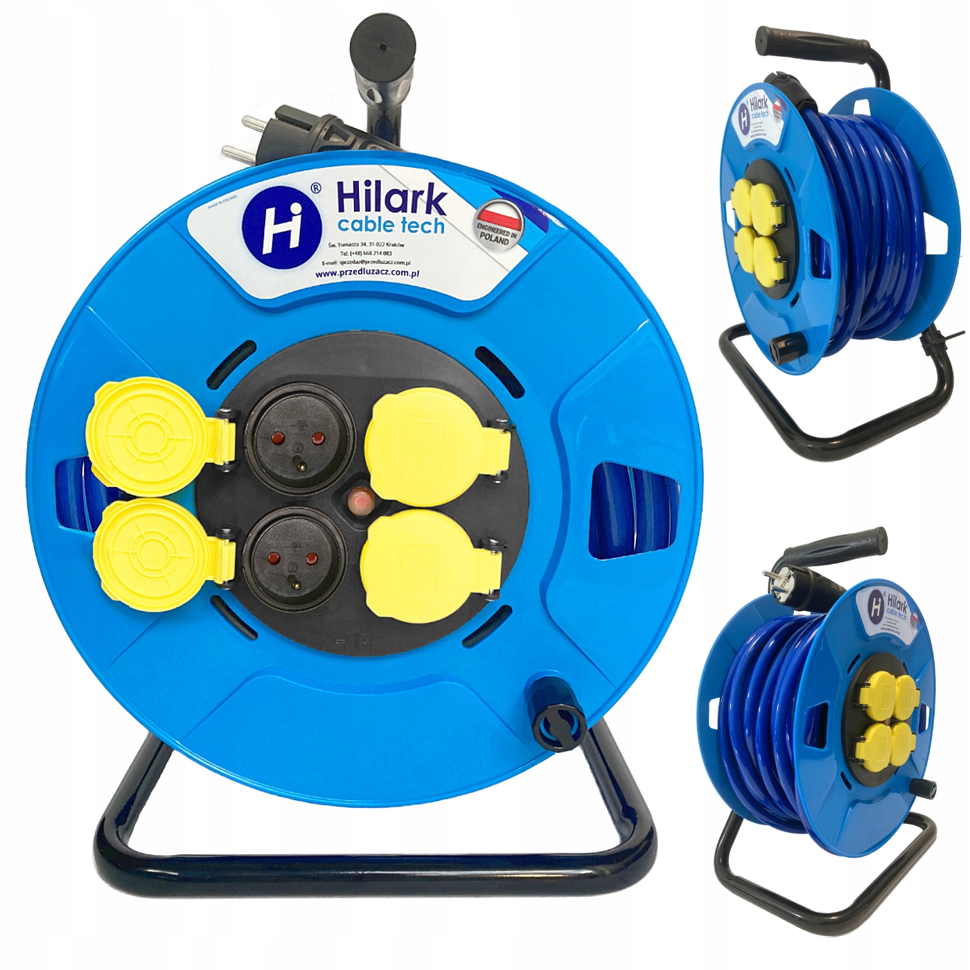 Hilark 918301282a/50/M bubon predlžovací kábel 50 m